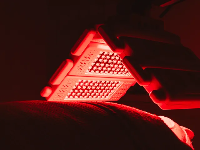 MitoGen red light therapy device at Davaar House